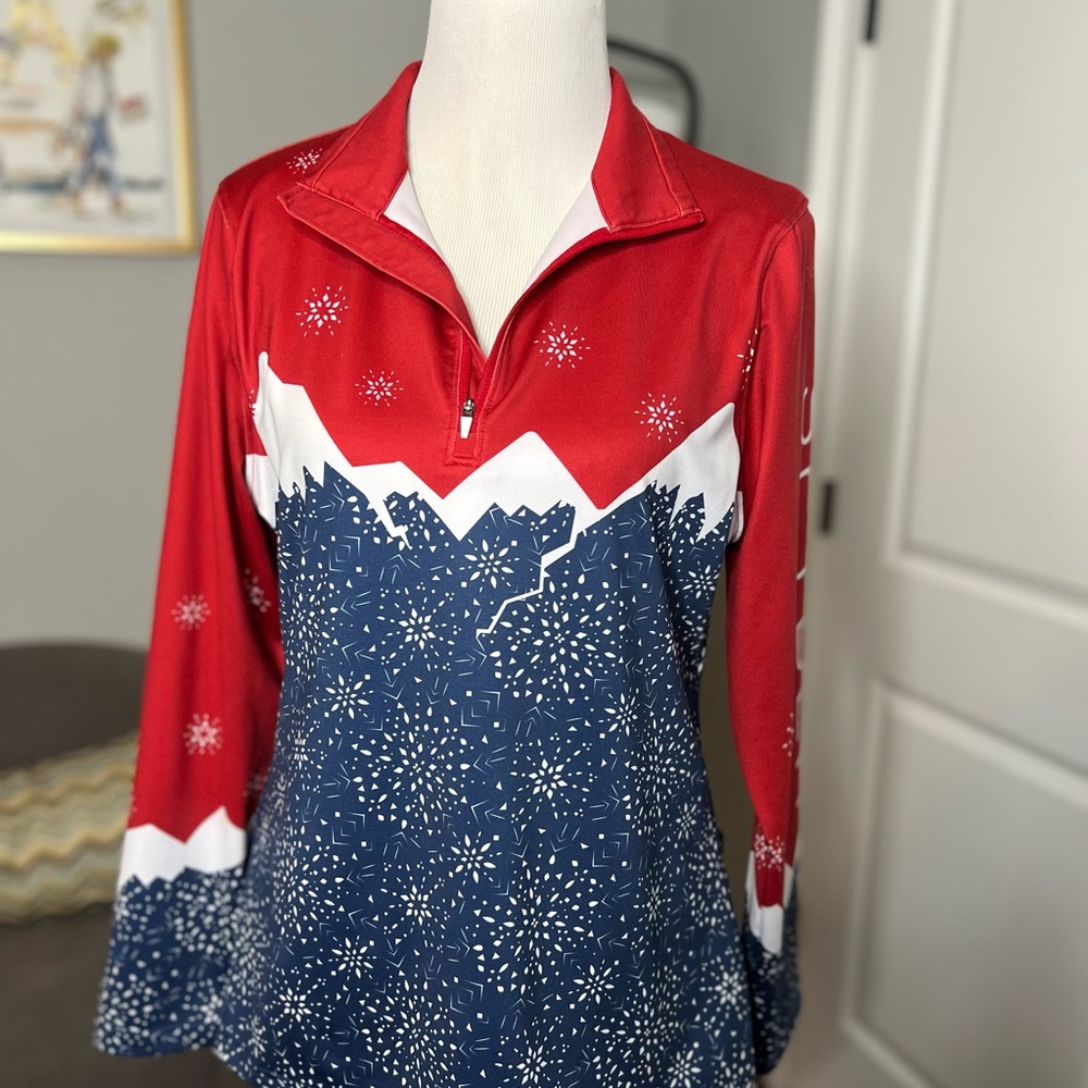 Spyder Women's Burst Zip T-Neck